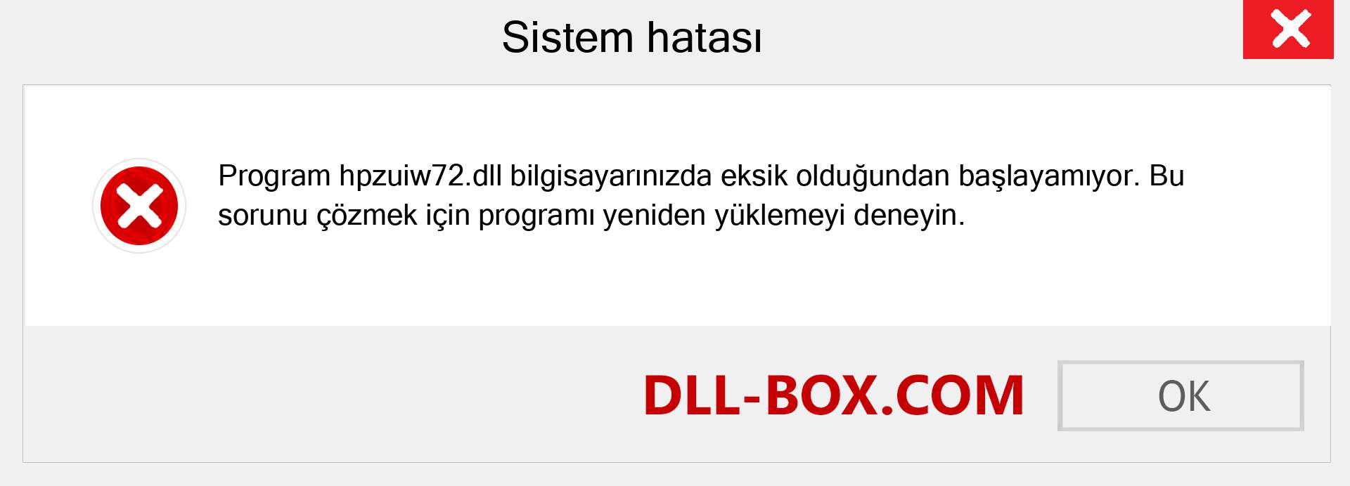 hpzuiw72.dll dosyası eksik mi? Windows 7, 8, 10 için İndirin - Windows'ta hpzuiw72 dll Eksik Hatasını Düzeltin, fotoğraflar, resimler